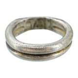Vintage Saharan Ring Size 13 Hand Engraved Saharan Tribal Ethnographic 16g – Ethnographic collectible - Africa 