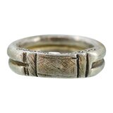 Vintage Saharan Ring Size 13 Hand Engraved Saharan Tribal Ethnographic 16g – Ethnographic collectible - Africa 