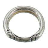 Vintage Saharan Ring Size 13 Hand Engraved Saharan Tribal Ethnographic 16g – Ethnographic collectible - Africa 