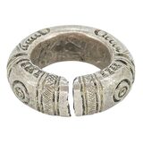Large Tuareg Marabout Amulet Ring Ethnographic Silver Alloy Size 11 43g – Ethnographic collectible - Africa 
