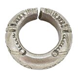 Large Tuareg Marabout Amulet Ring Ethnographic Silver Alloy Size 11 43g – Ethnographic collectible - Africa 