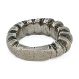 Vintage African Saharan Tuareg Tribal Amulet Ring One Sided Wear Size 10 36g – Ethnographic collectible - Africa 