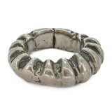 Vintage African Saharan Tuareg Tribal Amulet Ring One Sided Wear Size 10 36g – Ethnographic collectible - Africa 