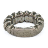 Vintage African Saharan Tuareg Tribal Amulet Ring One Sided Wear Size 10 36g – Ethnographic collectible - Africa 