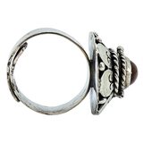 Vintage Mexico Sterling Silver Poison Ring Eagle 3 JFC Tiger Eye Pinky Adjustable – OOAK - Unique one of a kind artisan item