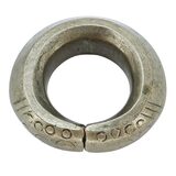 Heavy Tuareg Marabout Amulet Ring Ethnographic Silver Alloy 41g Size 7.5 Field Wear – Ethnographic collectible - Africa 