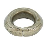 Heavy Tuareg Marabout Amulet Ring Ethnographic Silver Alloy 41g Size 7.5 Field Wear – Ethnographic collectible - Africa 