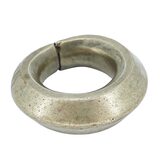 Heavy Tuareg Marabout Amulet Ring Ethnographic Silver Alloy 41g Size 7.5 Field Wear – Ethnographic collectible - Africa 