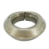 Heavy Tuareg Marabout Amulet Ring Ethnographic Silver Alloy 41g Size 7.5 Field Wear – Ethnographic collectible - Africa 