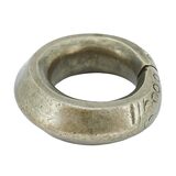 Heavy Tuareg Marabout Amulet Ring Ethnographic Silver Alloy 41g Size 7.5 Field Wear – Ethnographic collectible - Africa 
