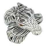 JAI by John Hardy Sterling Silver Horse Head Ring 925 Size 6 – Collectible designer item - retired