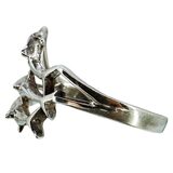 Vintage Three Dolphin Sterling Silver Ring Size 8 Ocean Inspired Whimsical – Vintage item