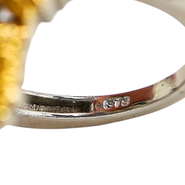 Signed STS Karis Malachite Cabachons Ring - Size 8 -Statement Bold Green Stone Boho image 12