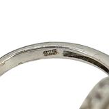 Signed STS Sterling Silver Rainbow Druzy Quartz Statement Ring – Size 7 – Rare collectible vintage item 