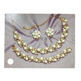 NOS Vintage Sarah Coventry Royal Ballet Necklace Bracelet Earrings Set 1960s – Rare collectible vintage item 