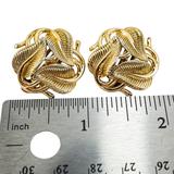 Crown Trifari Gold Tone Sculptural Leaves Full Parure 4 Piece Jewelry Suite Set – Collectible vintage designer item