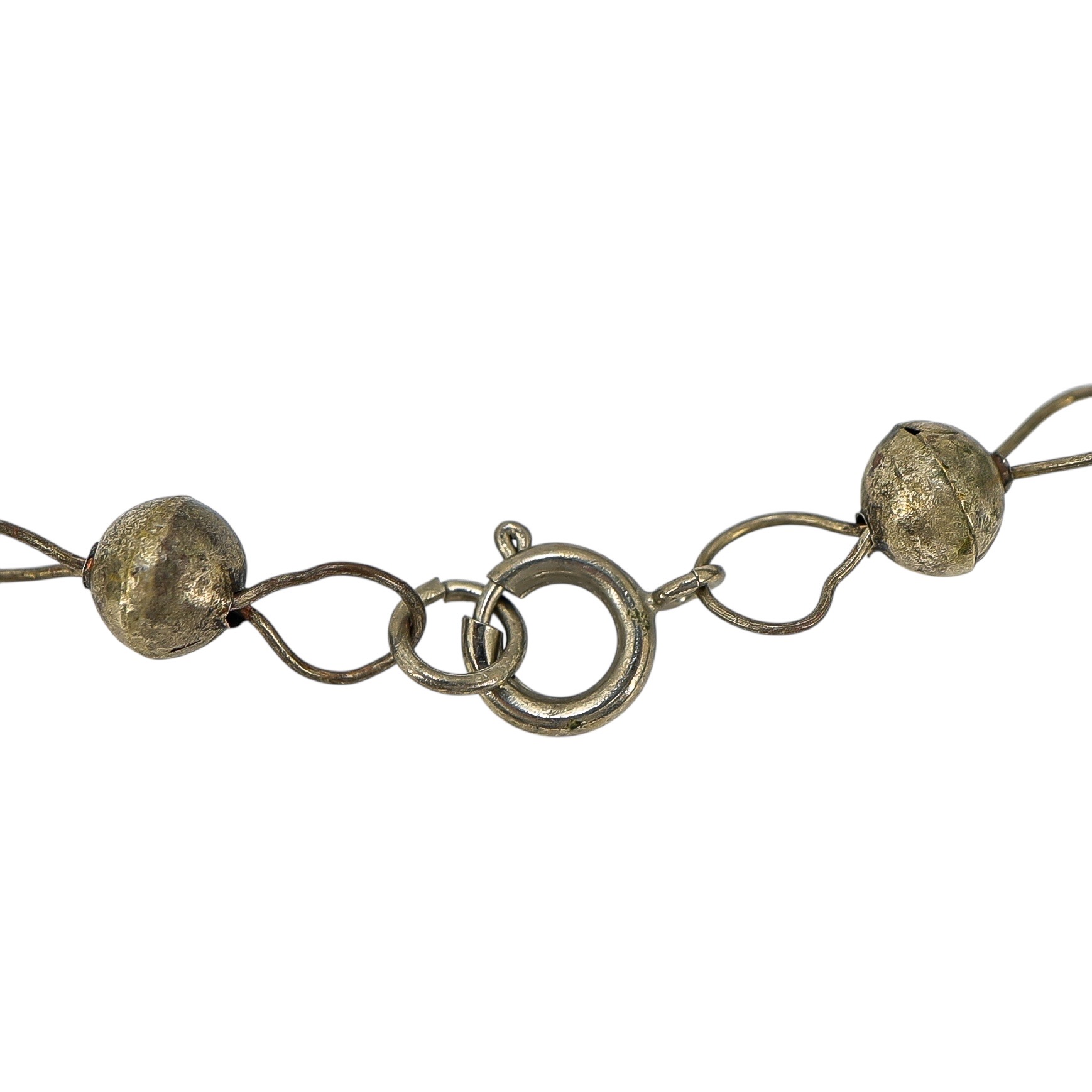 Mexican Folk Art Wedding Necklace Earrings Set With Cats And Chiming Beads image 5