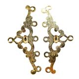 Vintage NOS 5-1 Multi Strand Connector Findings -  Gold Tone Rococo Scroll – Vintage dead stock item 