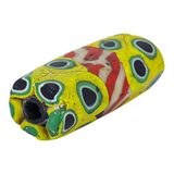 Rare Antique Venetian Millefiori Faceted Mosaic Grid Trade Bead 29mm – Rare collectible vintage item 