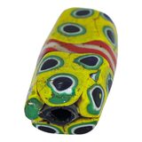 Rare Antique Venetian Millefiori Faceted Mosaic Grid Trade Bead 29mm – Rare collectible vintage item 