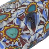 Antique Venetian Millefiori Tube Trade Bead Picard #1358 36mm x 13.5mm – Rare collectible vintage item 