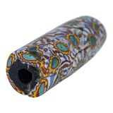Antique Venetian Millefiori Tube Trade Bead Picard #1358 36mm x 13.5mm – Rare collectible vintage item 