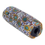 Antique Venetian Millefiori Tube Trade Bead Picard #1358 36mm x 13.5mm – Rare collectible vintage item 
