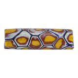 Antique Venetian Millefiori Lattice Tube Trade Bead Picard #693 43mm x 12.9mm – Rare collectible vintage item 