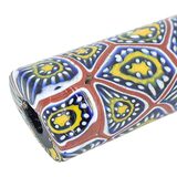 Antique Venetian Millefiori Tube Trade Bead Picard #808 42mm x 12mm – Rare collectible vintage item 