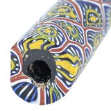 Antique Venetian Millefiori Tube Trade Bead Picard #808 42mm x 12mm – Rare collectible vintage item 