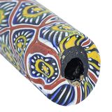 Antique Venetian Millefiori Tube Trade Bead Picard #808 42mm x 12mm – Rare collectible vintage item 