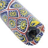 Antique Venetian Millefiori Tube Trade Bead Picard #808 42mm x 12mm – Rare collectible vintage item 