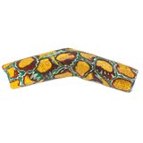 Huge Antique Venetian Millefiori Trade Bead Elbow Green Yellow Red 59mm X 13mm – Rare collectible vintage item 