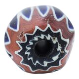 Large Antique 7 Layer Venetian Chevron Trade Bead 37x29mm Antique African Trade – Ethnographic collectible - European glass