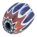 Large Antique 7 Layer Venetian Chevron Trade Bead 37x29mm Antique African Trade – Ethnographic collectible - European glass