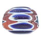 Large Antique 7 Layer Venetian Chevron Trade Bead 37x29mm Antique African Trade – Ethnographic collectible - European glass