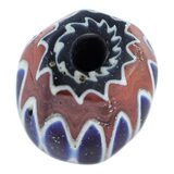Large Antique 7 Layer Venetian Chevron Trade Bead 37x29mm Antique African Trade – Ethnographic collectible - European glass