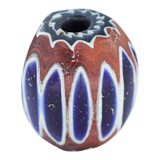 Large Antique 7 Layer Venetian Chevron Trade Bead 37x29mm Antique African Trade – Ethnographic collectible - European glass