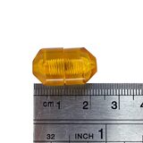Honey Yellow Catalin Bakelite Hidden Barrel Clasp And 2 Beads – Rare Vintage Item