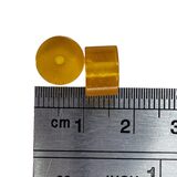 Honey Yellow Catalin Bakelite Hidden Barrel Clasp And 2 Beads – Rare Vintage Item