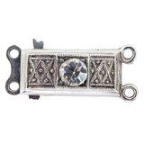 Vintage Art Deco Style European 835 Silver 2-Strand Box Clasp – Estate Find