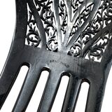 Vintage BEST-HOLD Black Celluloid Hair Comb Filigree Mantilla Style Hair Pick – Collectible vintage item