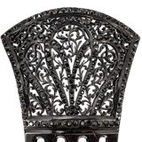 Vintage BEST-HOLD Black Celluloid Hair Comb Filigree Mantilla Style Hair Pick – Collectible vintage item