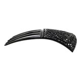 Vintage BEST-HOLD Black Celluloid Hair Comb Filigree Mantilla Style Hair Pick – Collectible vintage item