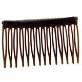 Vintage Sparkly Clear Rhinestone Hair Comb Attributed To Napier - Glamorous Evening Hair Accessory – Collectible vintage designer item