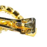 Vintage Lady Ellen Signed Rhinestone Hair Clip – Black & Clear Crystal Barrette 2 In – Collectible vintage item