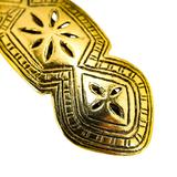 Vintage Scooter Paris Sculptural Gold-Tone Barrette - French Etruscan Revival Design ~4” – Collectible vintage designer item