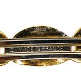 Vintage Scooter Paris Sculptural Gold-Tone Barrette - Safari Theme - Lion & Turtles ~3.5” – Collectible vintage designer item