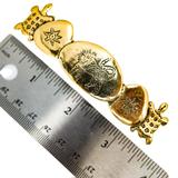 Vintage Scooter Paris Sculptural Gold-Tone Barrette - Safari Theme - Lion & Turtles ~3.5” – Collectible vintage designer item